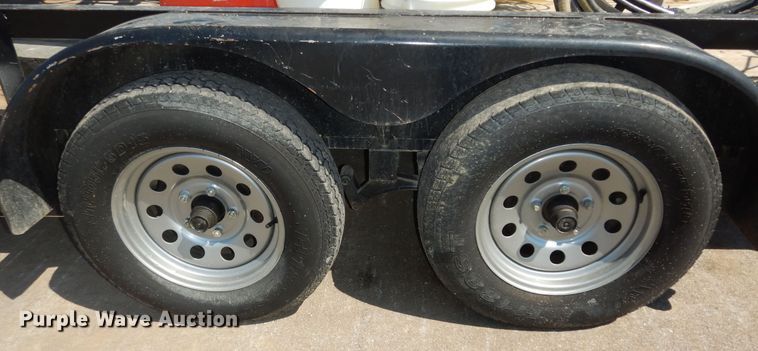 image for item LR9882 EZ-Liner AL-120  paint striper with Jim's utility trailer