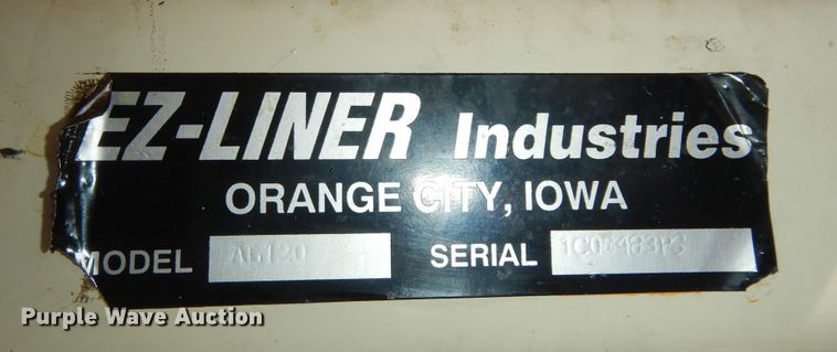 image for item LR9882 EZ-Liner AL-120  paint striper with Jim's utility trailer