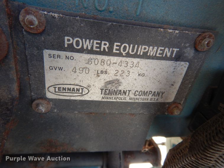 image for item LR9890 (2) Tennant floor sweepers