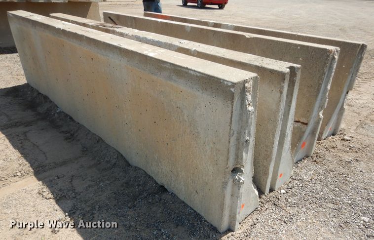 image for item LR9927 (4) 10' concrete barrier end caps