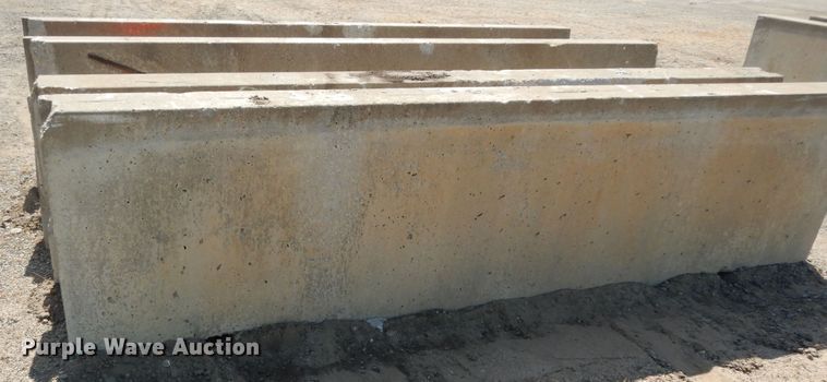 image for item LR9927 (4) 10' concrete barrier end caps