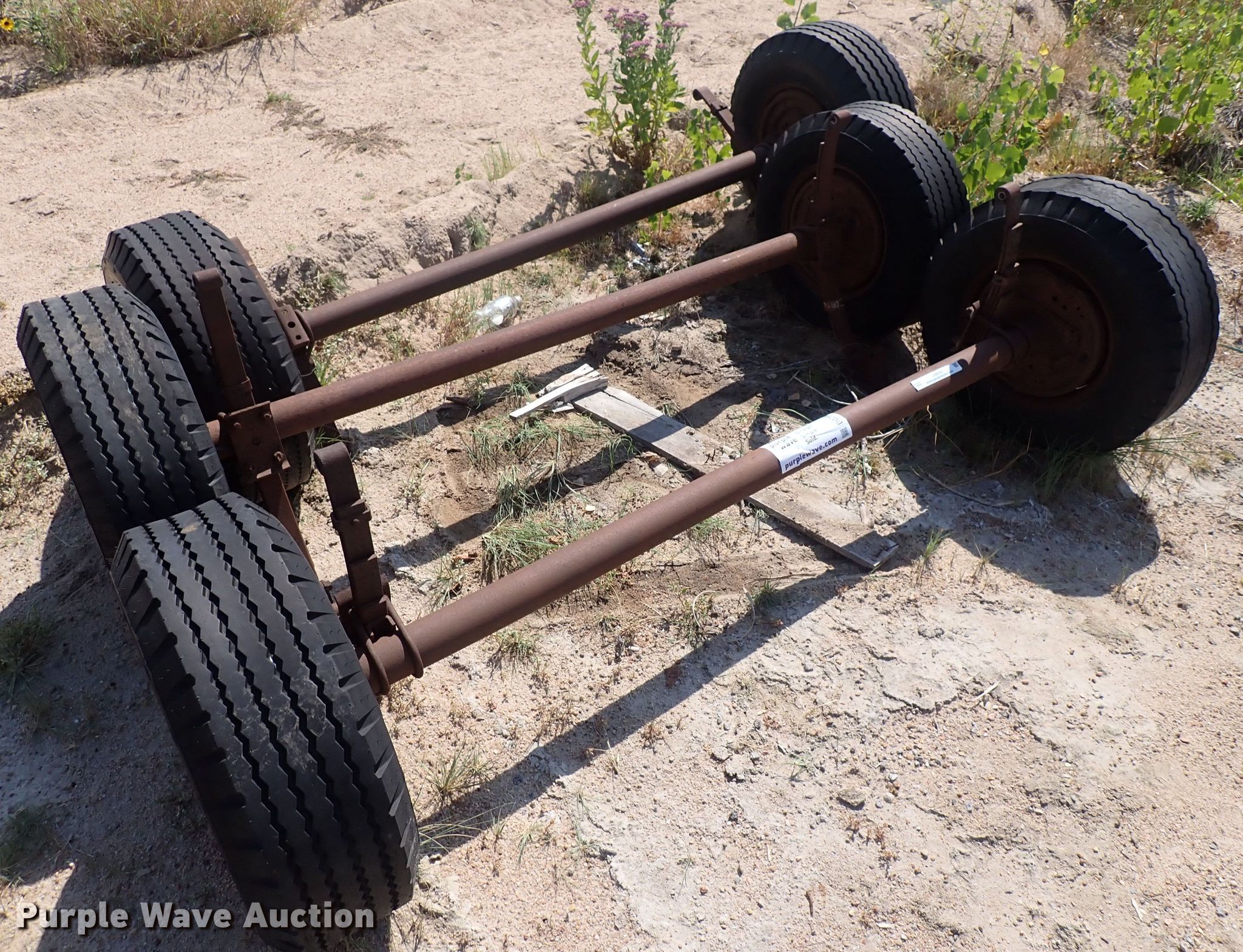 (3) axles in Wichita, KS Item DQ2891 sold Purple Wave