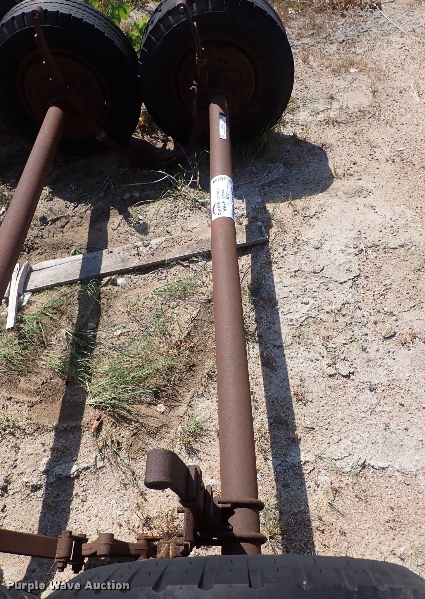 (3) axles in Wichita, KS Item DQ2891 sold Purple Wave