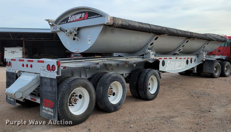 image for item DM8042 2007 SiDump'r  side dump trailer