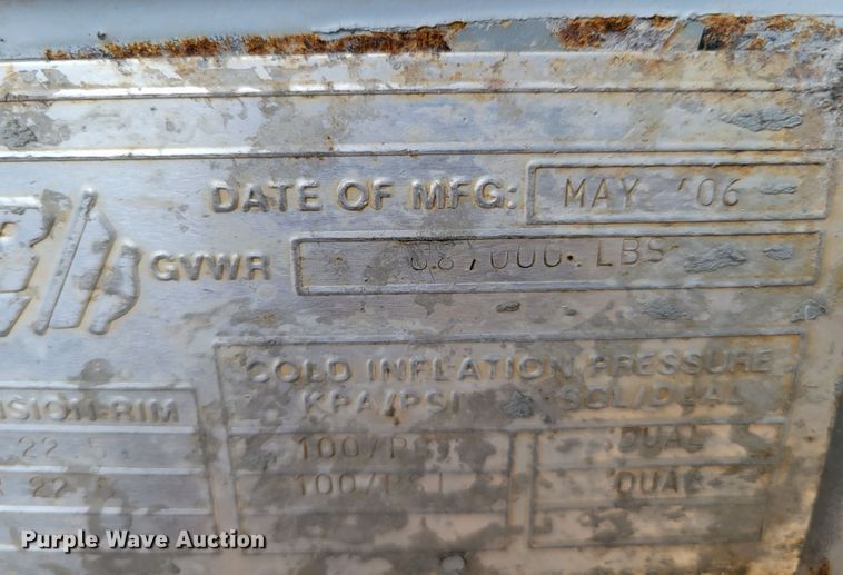 image for item DM8042 2007 SiDump'r  side dump trailer