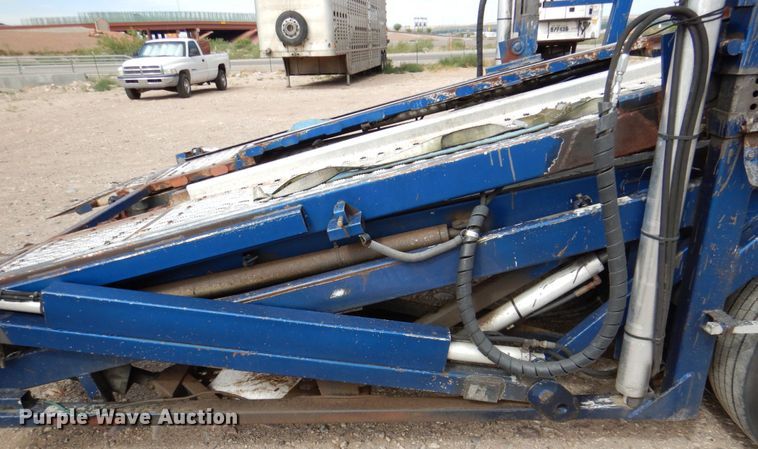 image for item DR1938 2001 Peterbilt 379  car carrier truck with car carrier trailer