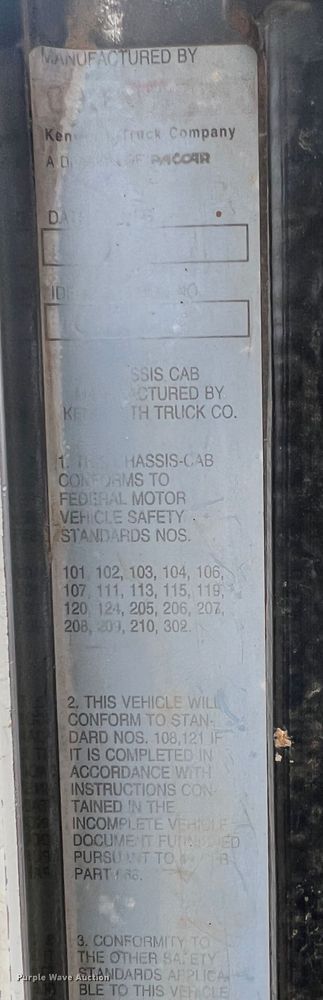 image for item DS8251 1999 Kenworth T300  dump flatbed truck