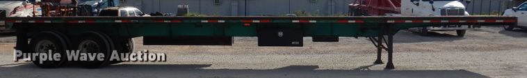 image for item HB9760 1990 Fontaine TP-3-4570A extendable flatbed trailer