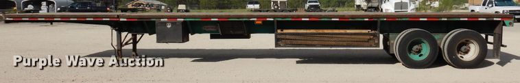 image for item HB9760 1990 Fontaine TP-3-4570A extendable flatbed trailer