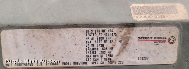 image for item JZ9167 2003 Detroit Diesel Series 60  engine