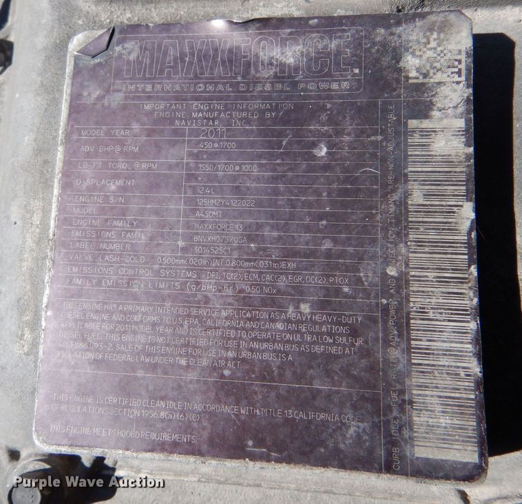 image for item LB9968 2012 International ProStar  Semi truck