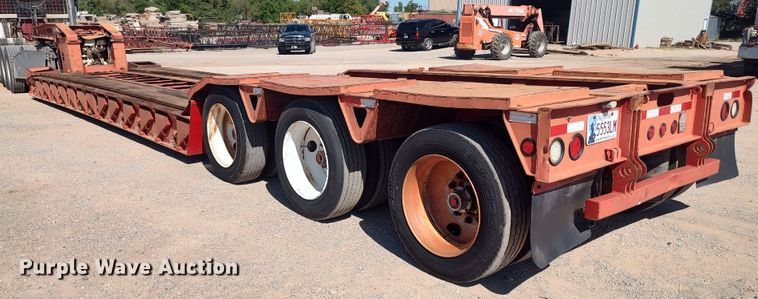 image for item LK9225 1999 Trail King  lowboy equipment trailer