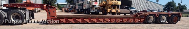 image for item LK9225 1999 Trail King  lowboy equipment trailer