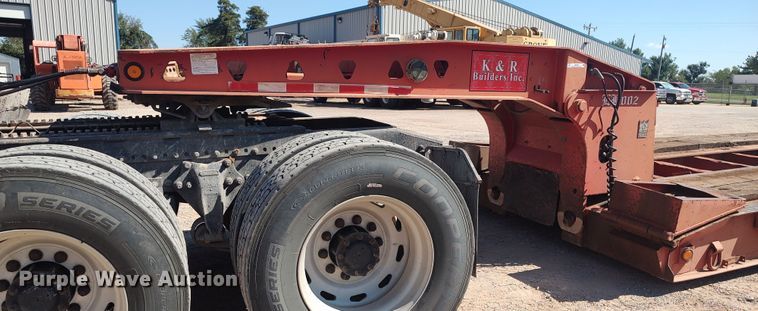 image for item LK9225 1999 Trail King  lowboy equipment trailer