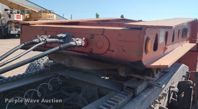 image for item LK9225 1999 Trail King  lowboy equipment trailer