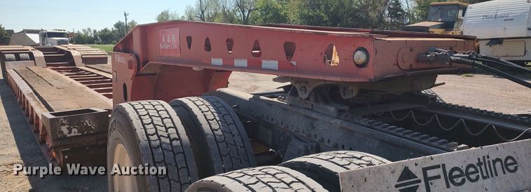 image for item LK9225 1999 Trail King  lowboy equipment trailer