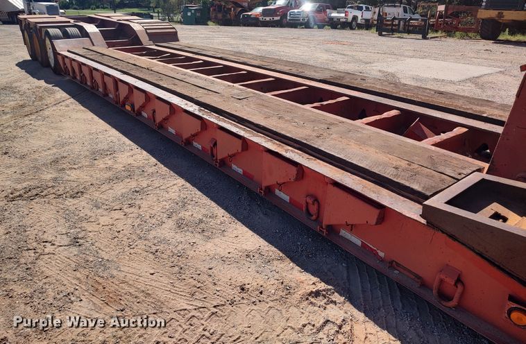 image for item LK9225 1999 Trail King  lowboy equipment trailer