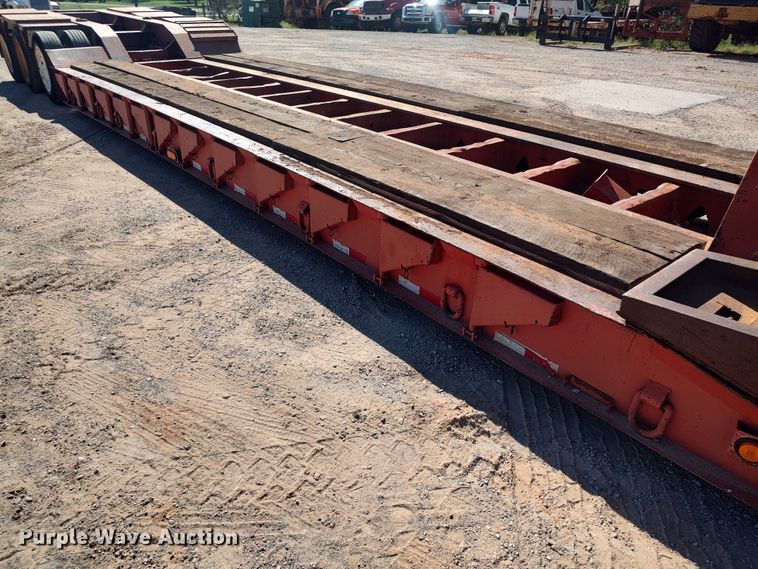 image for item LK9225 1999 Trail King  lowboy equipment trailer