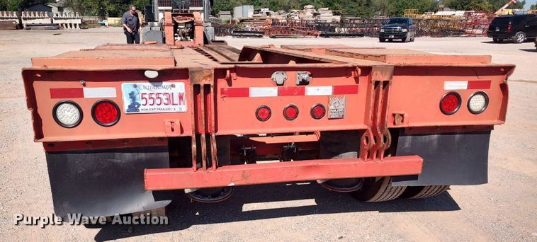 image for item LK9225 1999 Trail King  lowboy equipment trailer