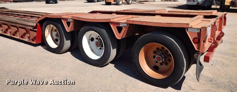 image for item LK9225 1999 Trail King  lowboy equipment trailer