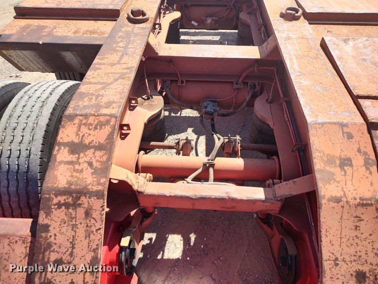 image for item LK9225 1999 Trail King  lowboy equipment trailer