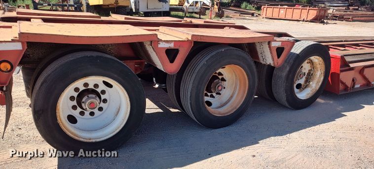 image for item LK9225 1999 Trail King  lowboy equipment trailer