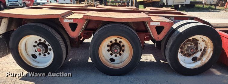 image for item LK9225 1999 Trail King  lowboy equipment trailer