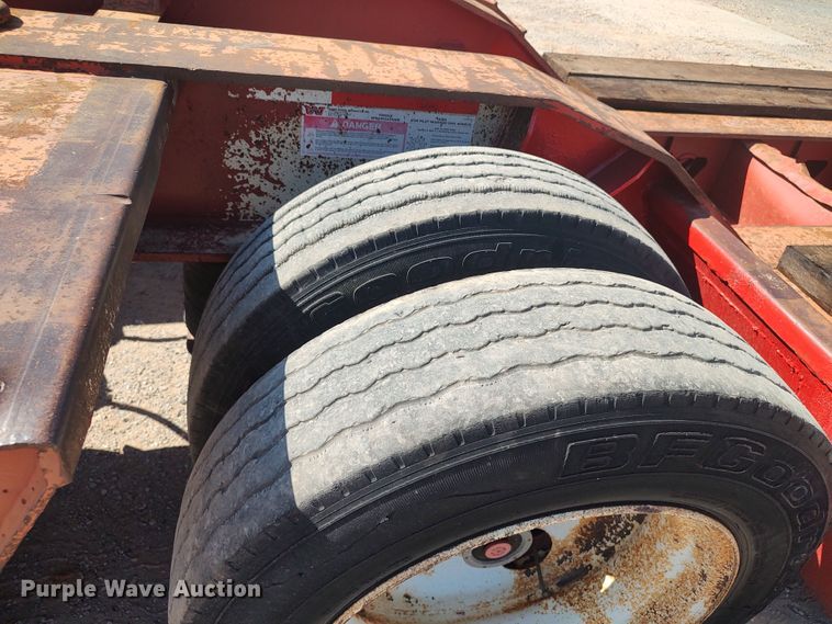 image for item LK9225 1999 Trail King  lowboy equipment trailer