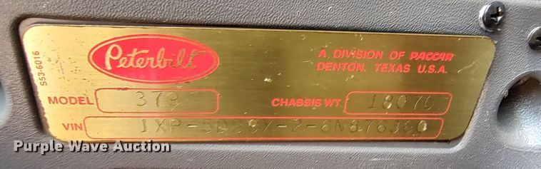 image for item LK9234 2006 Peterbilt 379  semi truck