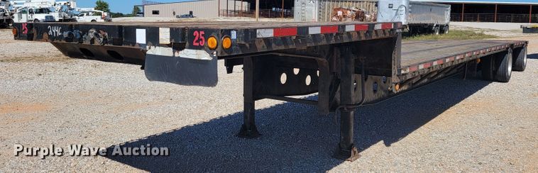 image for item LM9763 2002 Doonan 502DB14  drop deck trailer