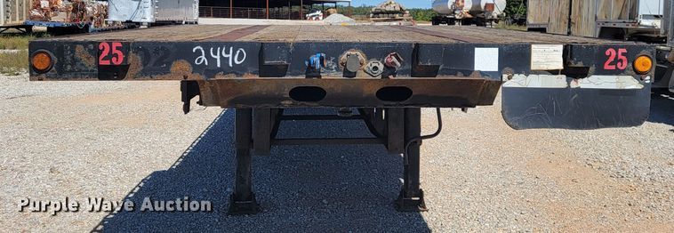 image for item LM9763 2002 Doonan 502DB14  drop deck trailer