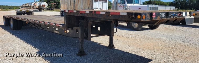 image for item LM9763 2002 Doonan 502DB14  drop deck trailer