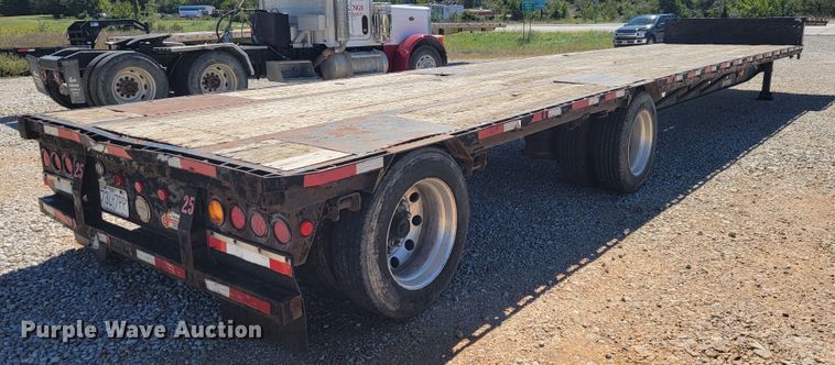 image for item LM9763 2002 Doonan 502DB14  drop deck trailer