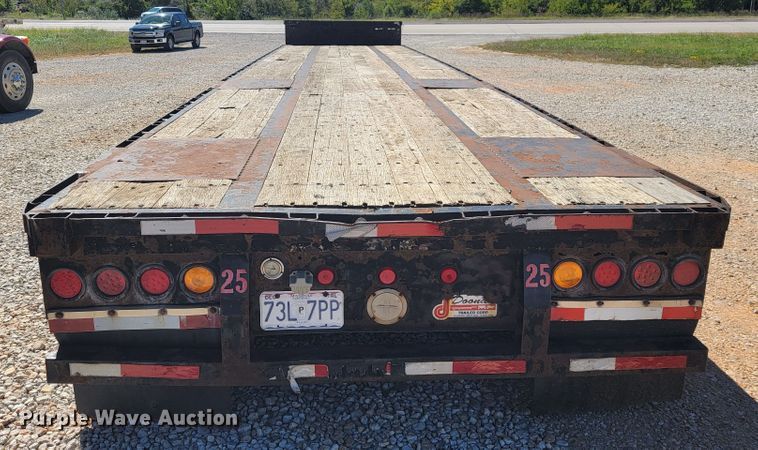 image for item LM9763 2002 Doonan 502DB14  drop deck trailer
