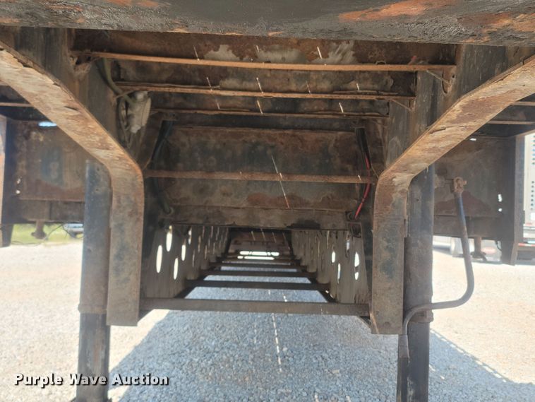 image for item LM9763 2002 Doonan 502DB14  drop deck trailer