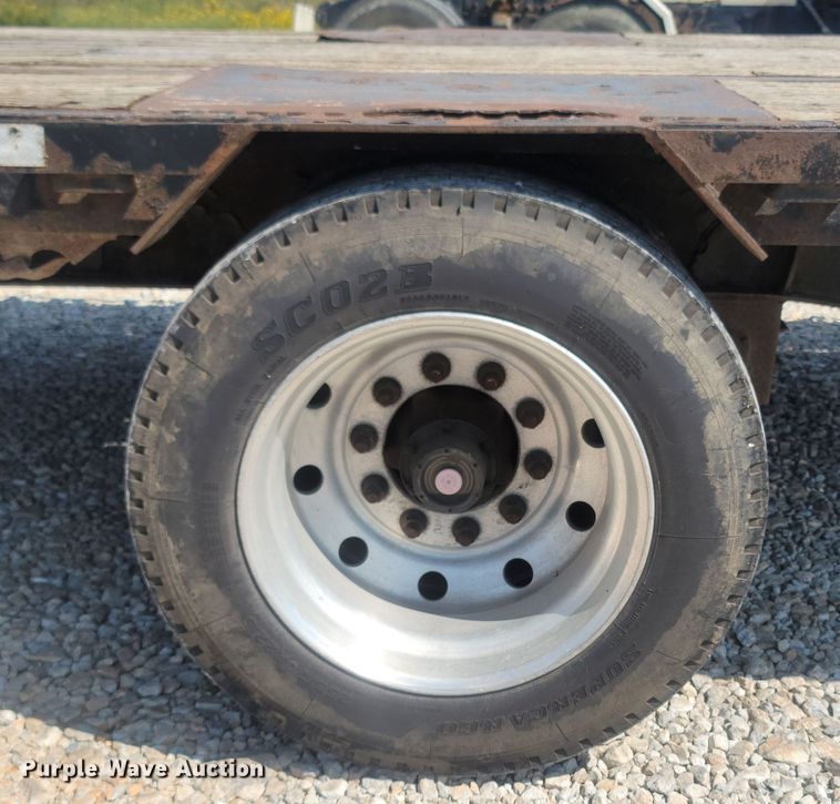 image for item LM9763 2002 Doonan 502DB14  drop deck trailer