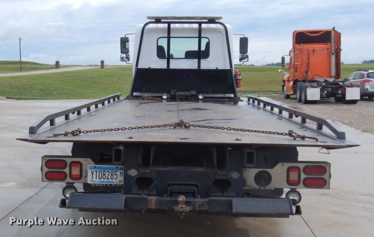 image for item MH9157 2012 Hino 268A  rollback truck