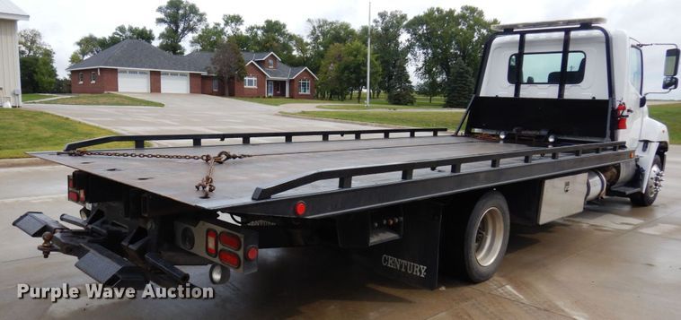 image for item MH9157 2012 Hino 268A  rollback truck