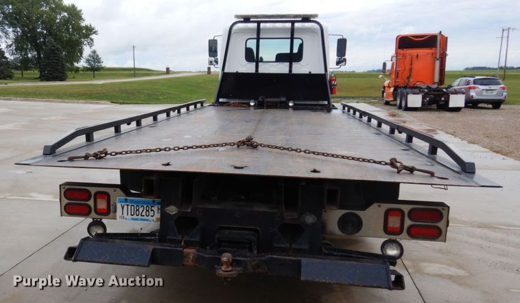 image for item MH9157 2012 Hino 268A  rollback truck