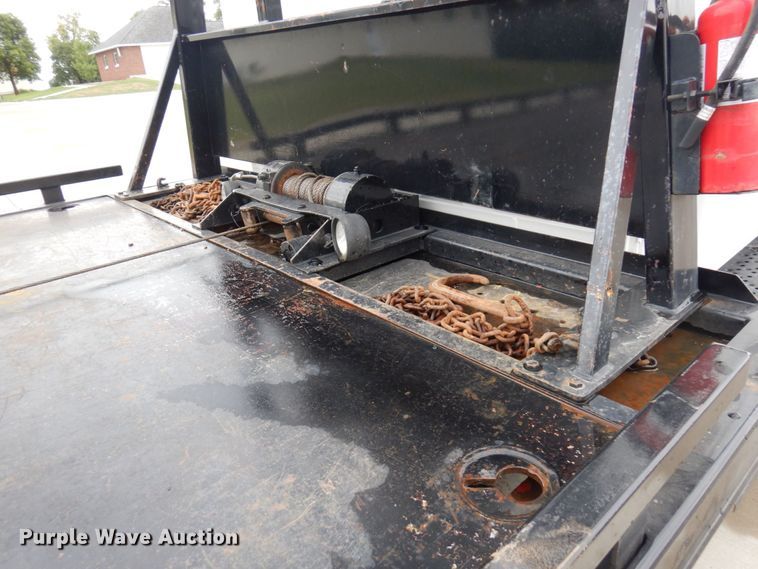 image for item MH9157 2012 Hino 268A  rollback truck