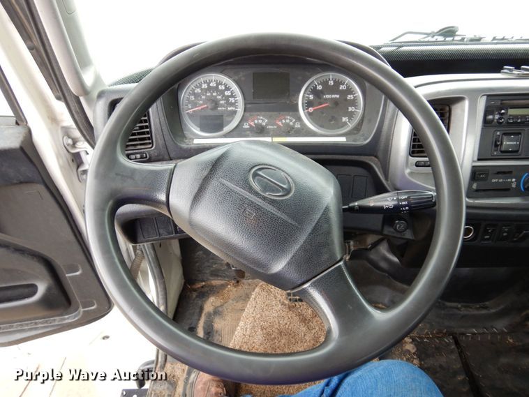 image for item MH9157 2012 Hino 268A  rollback truck