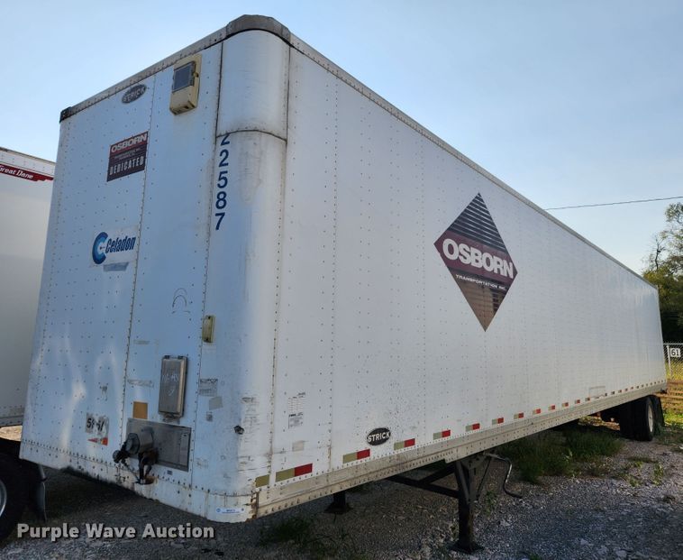 image for item MK9313 2004 Strickland  dry van trailer