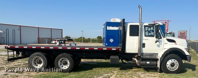 image for item MQ9797 2012 International 7400  flatbed truck
