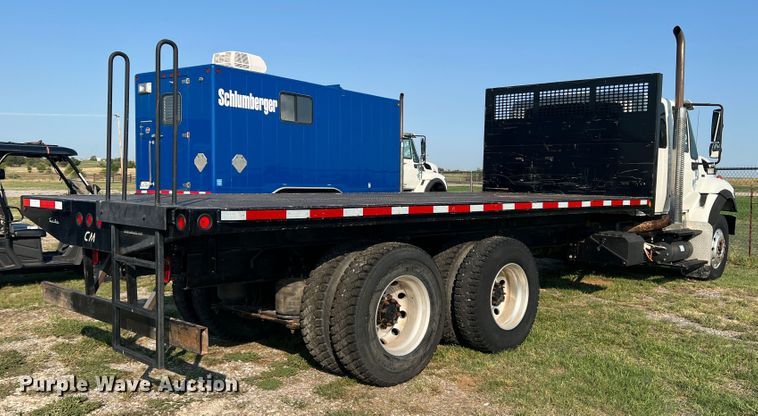 image for item MQ9797 2012 International 7400  flatbed truck