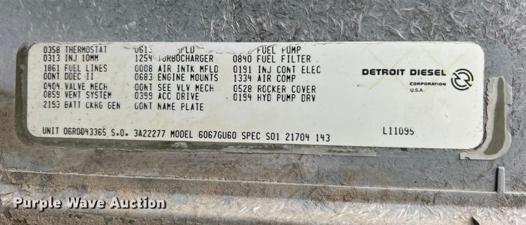 image for item MR9847 1991 Freightliner C112  truck cab and chassis