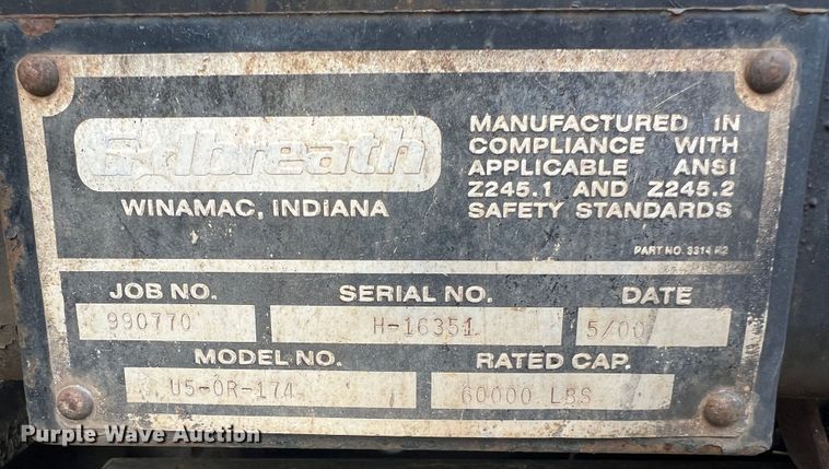 image for item MR9891 2000 Mack DM690S  roll-off container truck