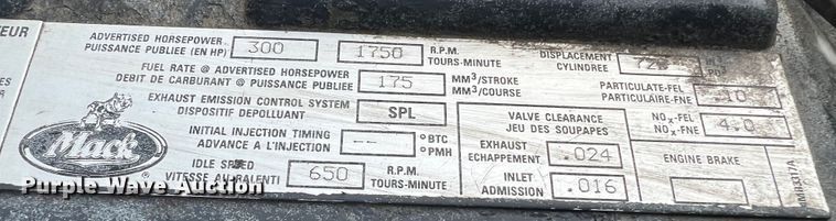 image for item MR9891 2000 Mack DM690S  roll-off container truck