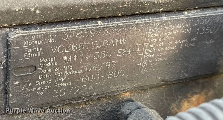 image for item MU9217 1998 Volvo VN  semi truck