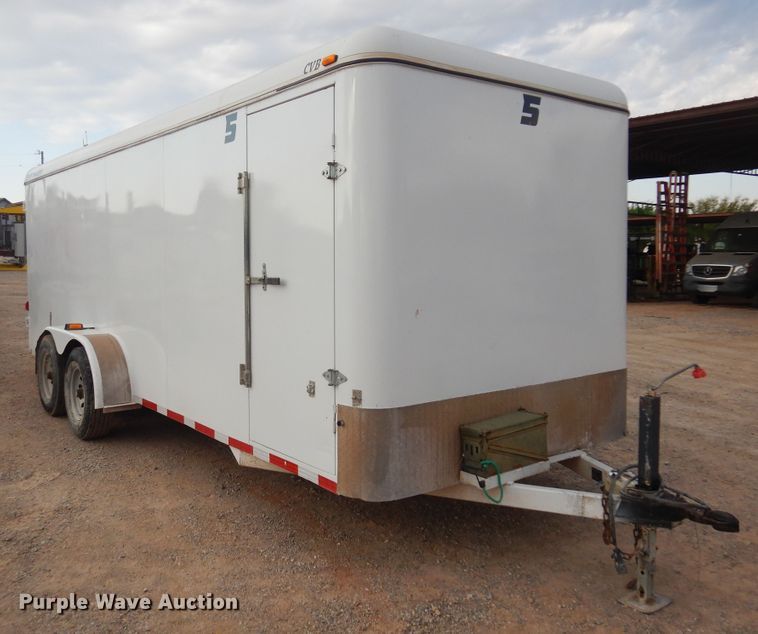 image for item DB7750 2012 S&H  enclosed cargo trailer