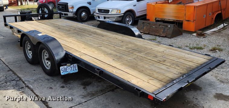 image for item DL6691 2017 Novae  tilt deck equipment trailer